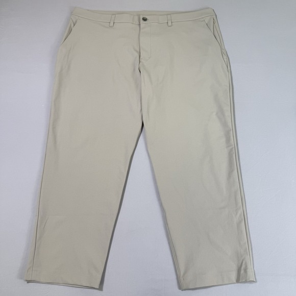 lululemon athletica Other - Lululemon‎ Commission Pants Mens 40x28 5 Pocket Chino Beige Performance Stretch